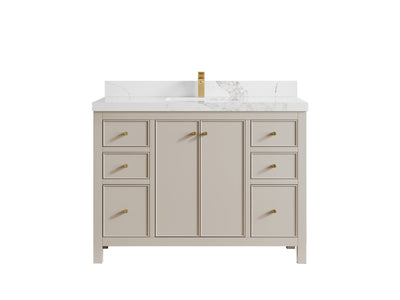 Chicago 48 in. W x 22 in. D Single Sink Bathroom Vanity - Willow Bath and Vanity