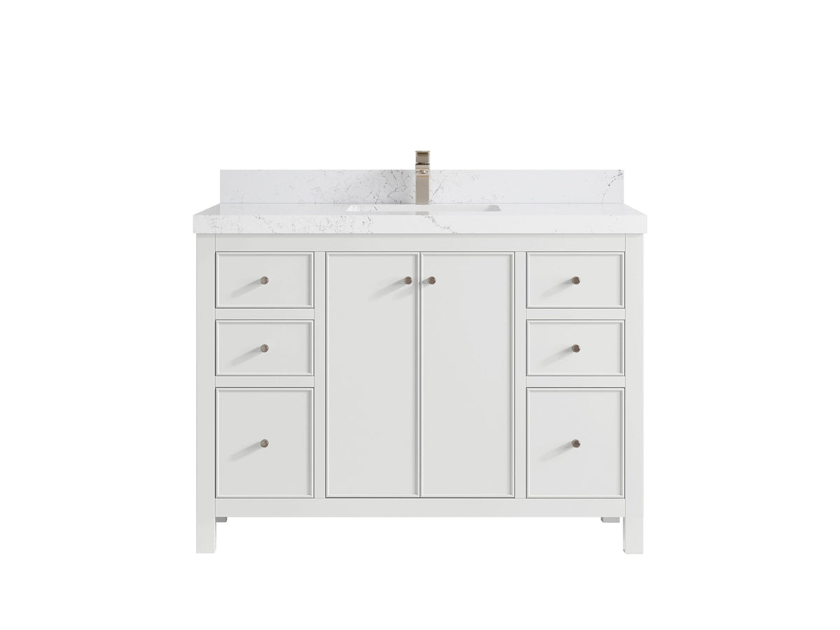 Chicago 48 in. W x 22 in. D Single Sink Bathroom Vanity - Willow Bath and Vanity