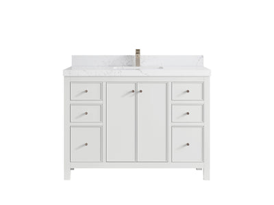 Chicago 48 in. W x 22 in. D Single Sink Bathroom Vanity - Willow Bath and Vanity