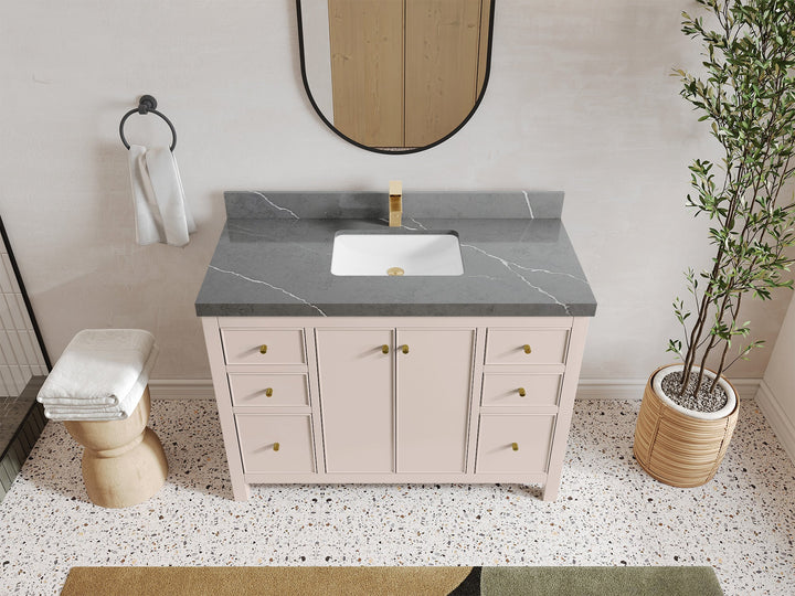Chicago 48 in. W x 22 in. D Single Sink Bathroom Vanity - photo 34