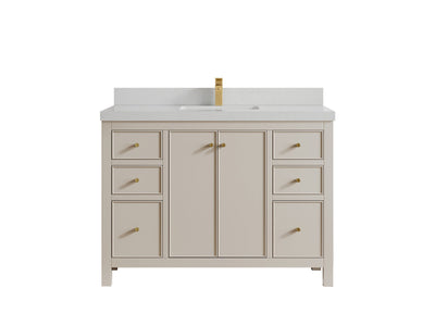 Chicago 48 in. W x 22 in. D Single Sink Bathroom Vanity - Willow Bath and Vanity