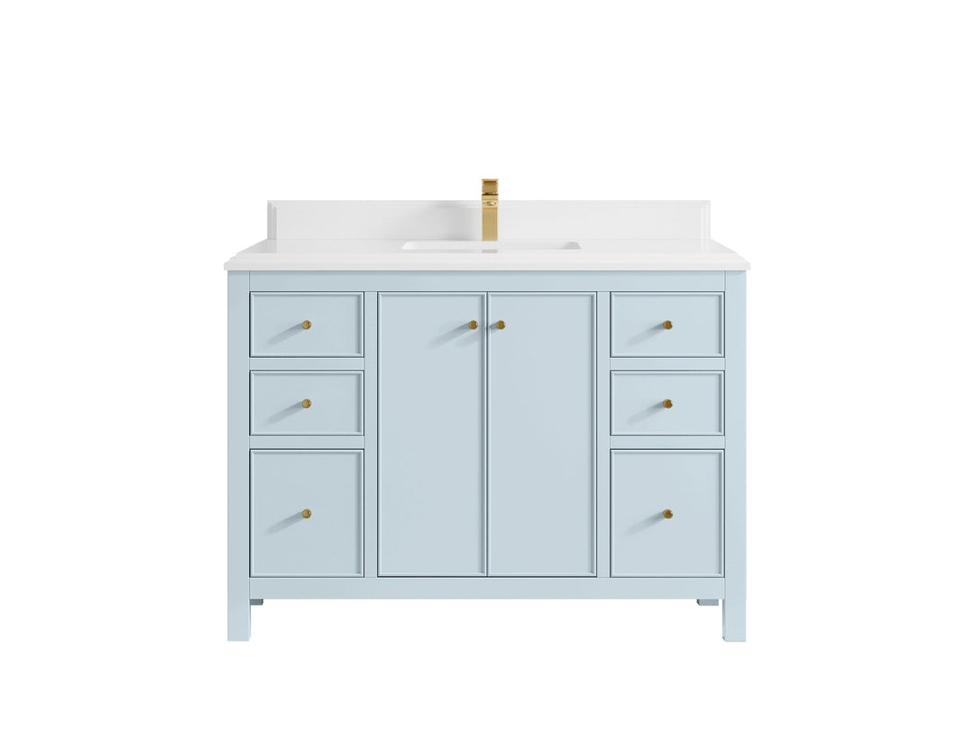 Chicago 48 in. W x 22 in. D Single Sink Bathroom Vanity - Willow Bath and Vanity