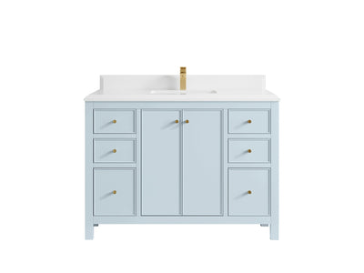 Chicago 48 in. W x 22 in. D Single Sink Bathroom Vanity - Willow Bath and Vanity