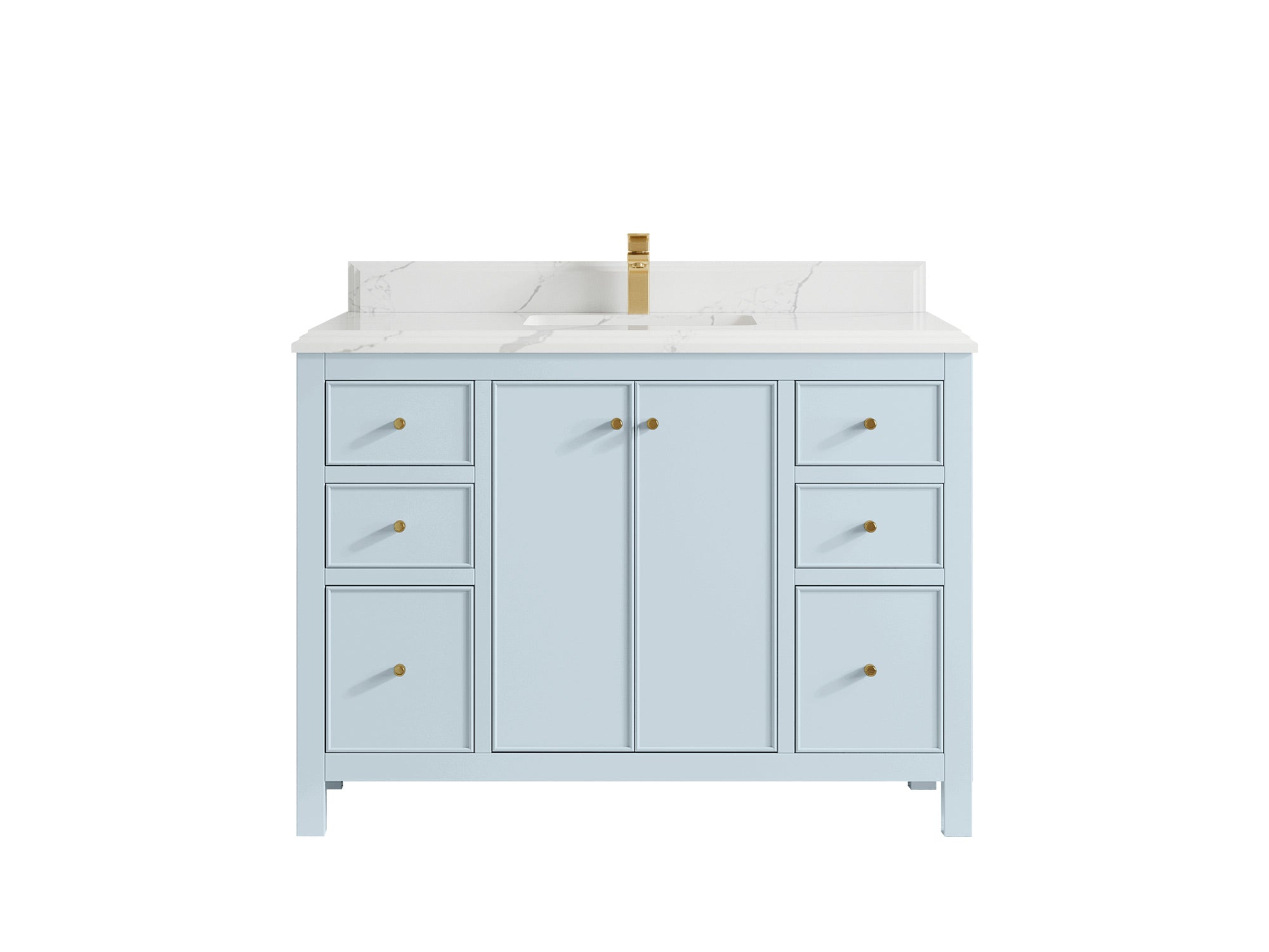 Chicago 48 in. W x 22 in. D Single Sink Bathroom Vanity - Willow Bath and Vanity