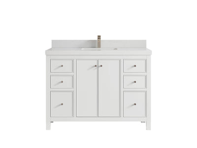 Chicago 48 in. W x 22 in. D Single Sink Bathroom Vanity - Willow Bath and Vanity