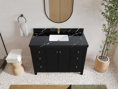 Chicago 48 in. W x 22 in. D Single Sink Bathroom Vanity - Willow Bath and Vanity