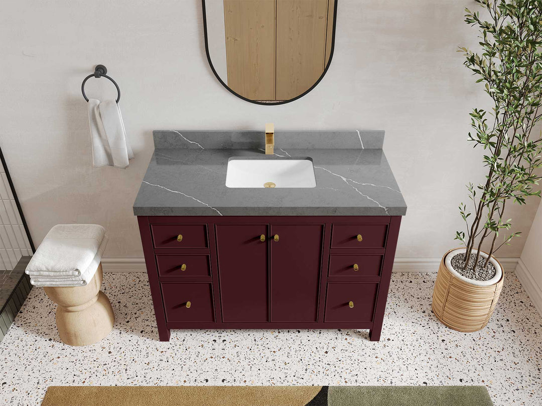 Chicago 48 in. W x 22 in. D Single Sink Bathroom Vanity - Willow Bath and Vanity