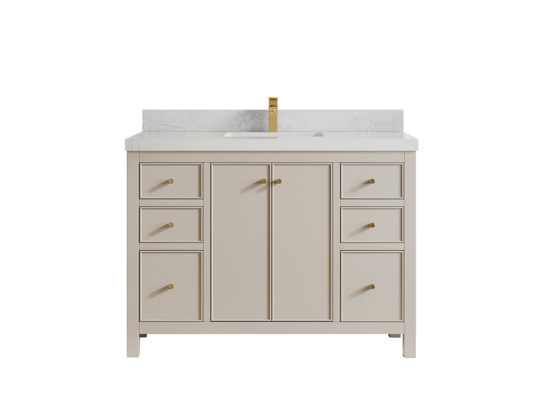 Chicago 48 in. W x 22 in. D Single Sink Bathroom Vanity - Willow Bath and Vanity