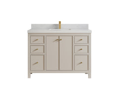 Chicago 48 in. W x 22 in. D Single Sink Bathroom Vanity - photo 1