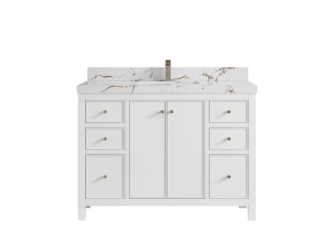 Chicago 48 in. W x 22 in. D Single Sink Bathroom Vanity - Willow Bath and Vanity