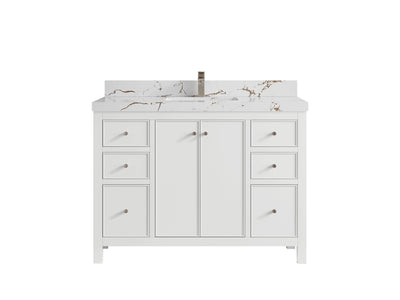 Chicago 48 in. W x 22 in. D Single Sink Bathroom Vanity - Willow Bath and Vanity