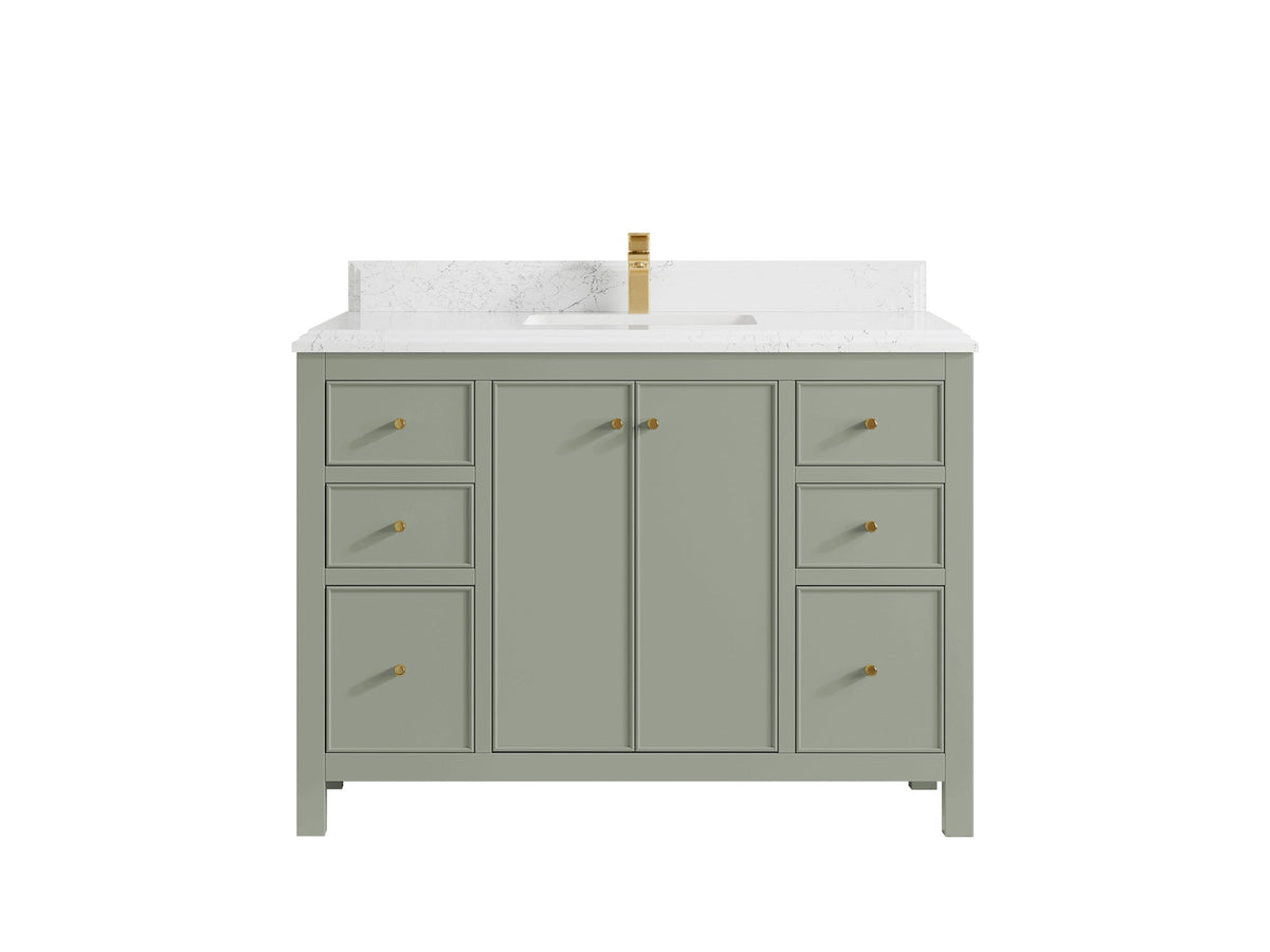 Chicago 48 in. W x 22 in. D Single Sink Bathroom Vanity - Willow Bath and Vanity