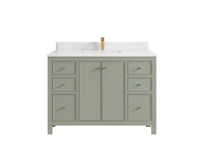 Chicago 48 in. W x 22 in. D Single Sink Bathroom Vanity - Willow Bath and Vanity