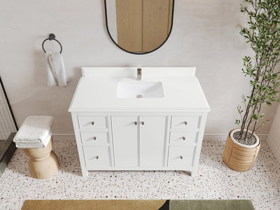 Chicago 48 in. W x 22 in. D Single Sink Bathroom Vanity - Willow Bath and Vanity