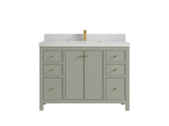 Chicago 48 in. W x 22 in. D Single Sink Bathroom Vanity - photo 1