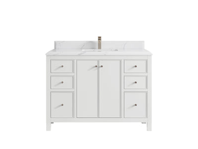 Chicago 48 in. W x 22 in. D Single Sink Bathroom Vanity - Willow Bath and Vanity