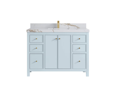 Chicago 48 in. W x 22 in. D Single Sink Bathroom Vanity - Willow Bath and Vanity