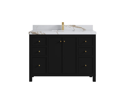 Chicago 48 in. W x 22 in. D Single Sink Bathroom Vanity - Willow Bath and Vanity