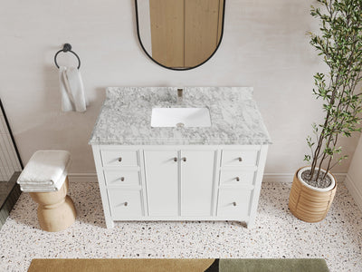 Chicago 48 in. W x 22 in. D Single Sink Bathroom Vanity - Willow Bath and Vanity