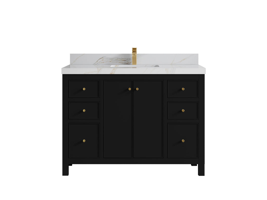 Chicago 48 in. W x 22 in. D Single Sink Bathroom Vanity - Willow Bath and Vanity