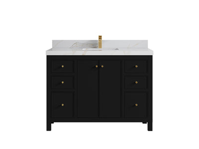 Chicago 48 in. W x 22 in. D Single Sink Bathroom Vanity - Willow Bath and Vanity