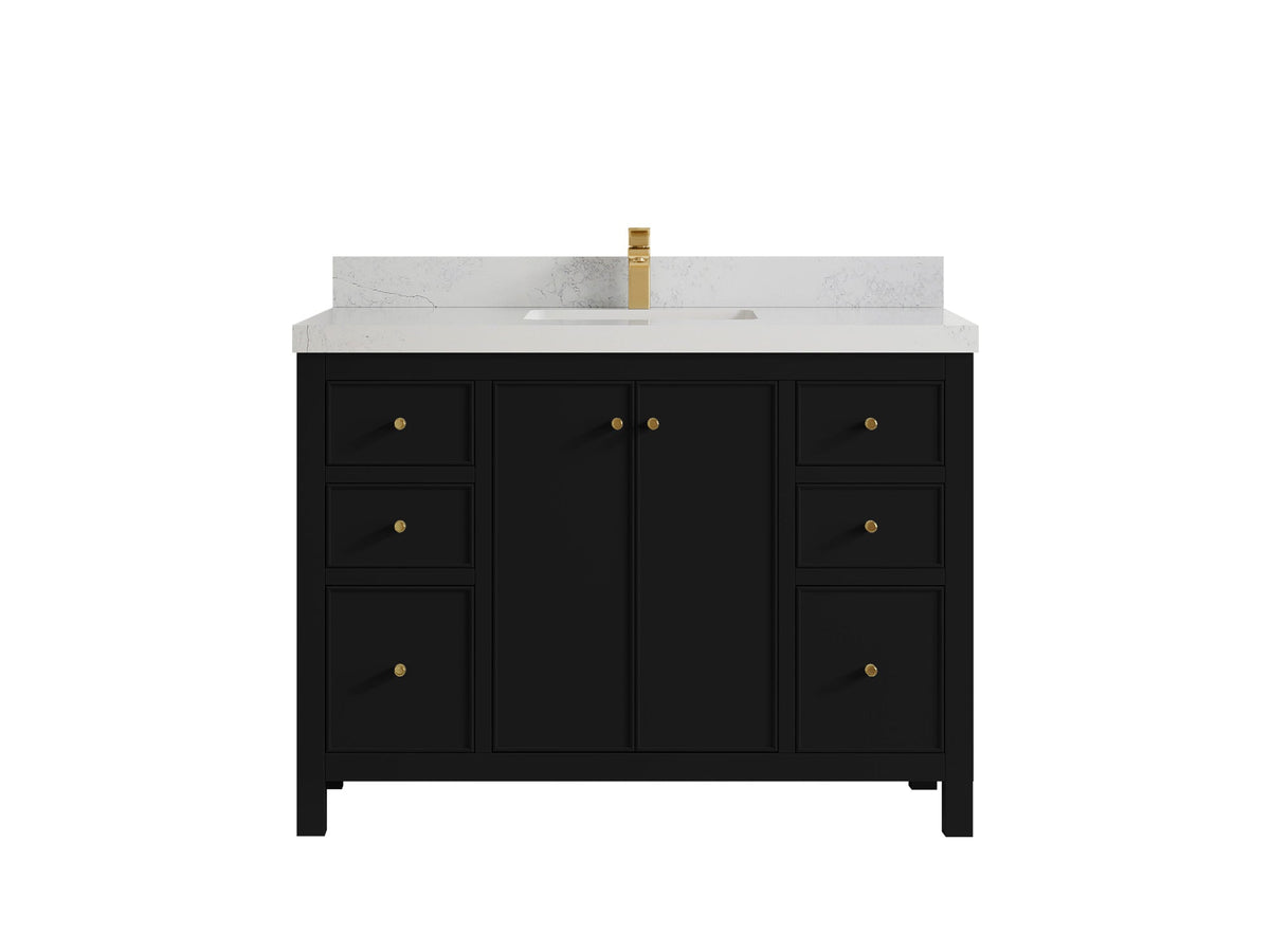 Chicago 48 in. W x 22 in. D Single Sink Bathroom Vanity - Willow Bath and Vanity