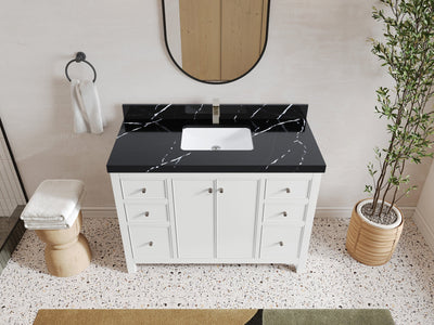 Chicago 48 in. W x 22 in. D Single Sink Bathroom Vanity - Willow Bath and Vanity