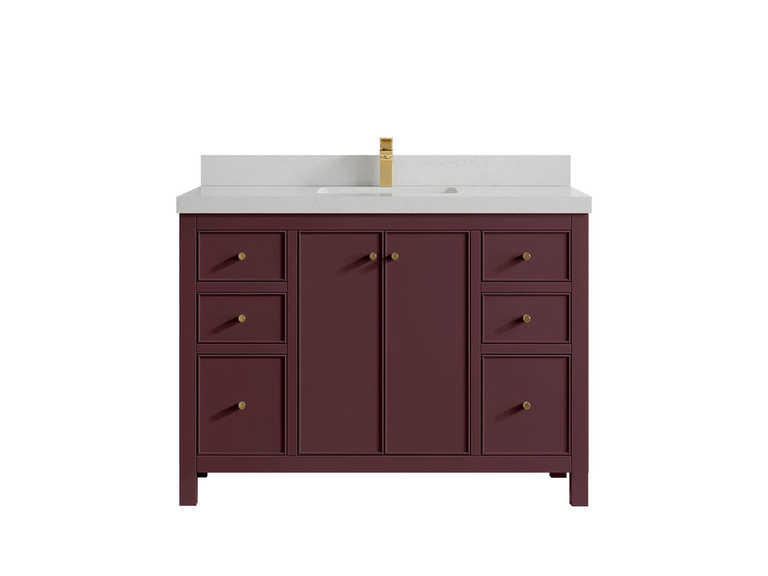 Chicago 48 in. W x 22 in. D Single Sink Bathroom Vanity - Willow Bath and Vanity