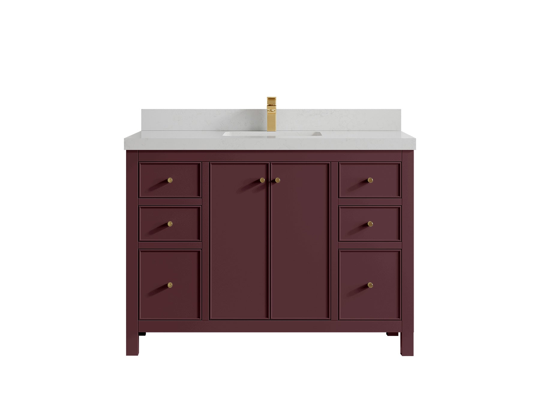 Chicago 48 in. W x 22 in. D Single Sink Bathroom Vanity - Willow Bath and Vanity