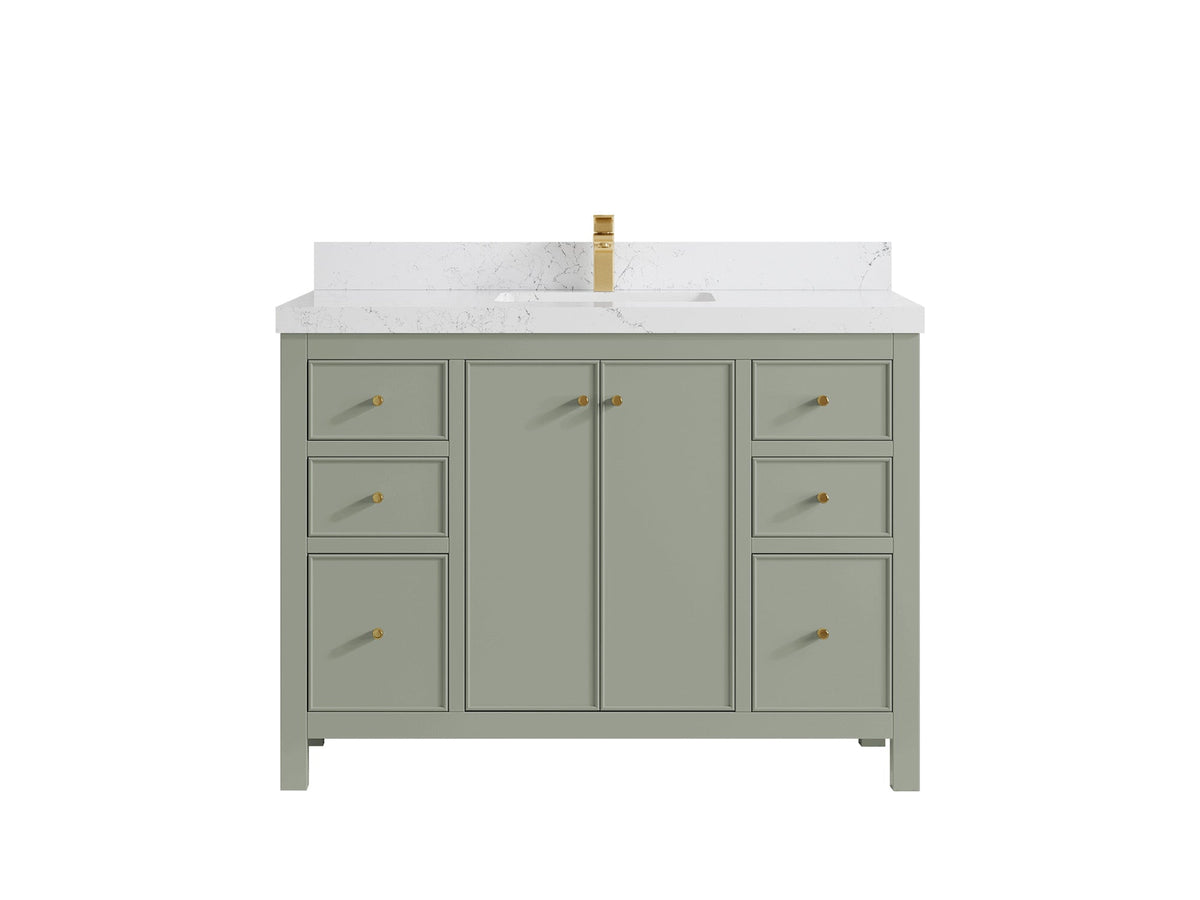 Chicago 48 in. W x 22 in. D Single Sink Bathroom Vanity - Willow Bath and Vanity