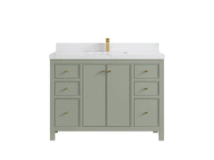 Chicago 48 in. W x 22 in. D Single Sink Bathroom Vanity - photo 31