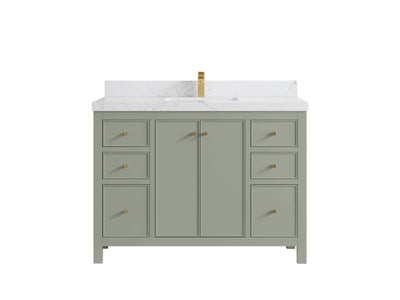 Chicago 48 in. W x 22 in. D Single Sink Bathroom Vanity - Willow Bath and Vanity