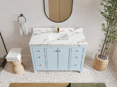 Chicago 48 in. W x 22 in. D Single Sink Bathroom Vanity - photo 36