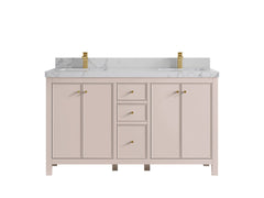 Chicago 60 in. W x 22 in. D Double Sink Bathroom Vanity - photo 43