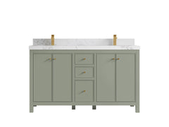 Chicago 60 in. W x 22 in. D Double Sink Bathroom Vanity - photo 19