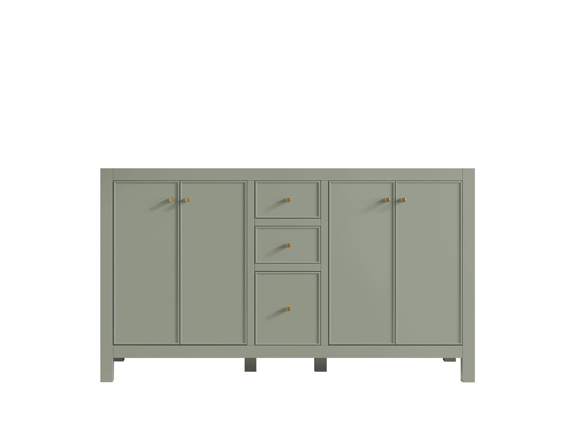 Chicago 60 in. W x 22 in. D Double Sink Bathroom Vanity - Willow Bath and Vanity