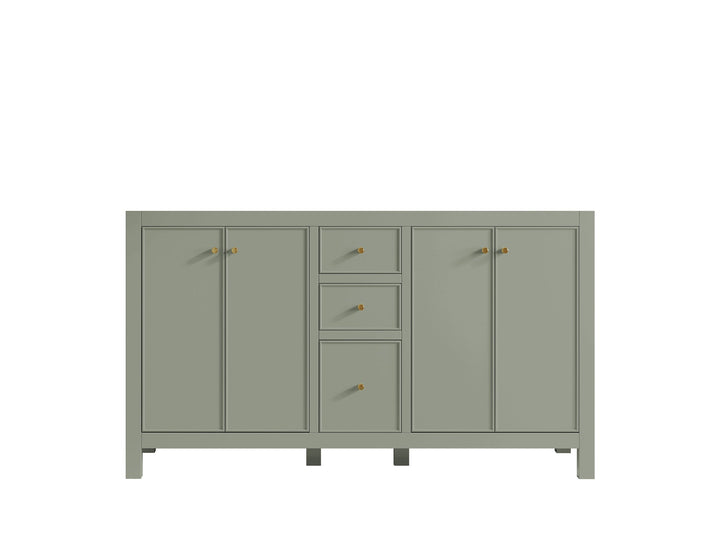 Chicago 60 in. W x 22 in. D Double Sink Bathroom Vanity - photo 6