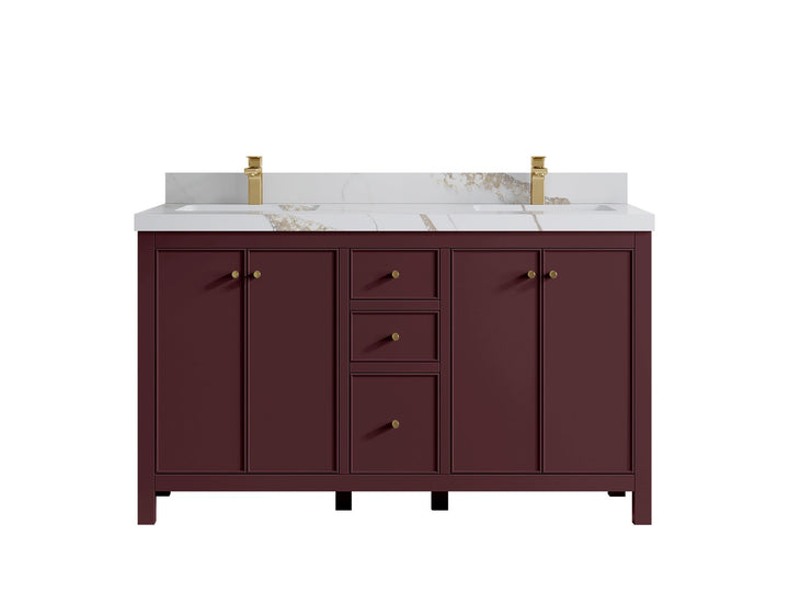 Chicago 60 in. W x 22 in. D Double Sink Bathroom Vanity - photo 31