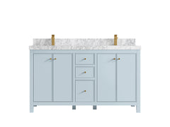 Chicago 60 in. W x 22 in. D Double Sink Bathroom Vanity - photo 11