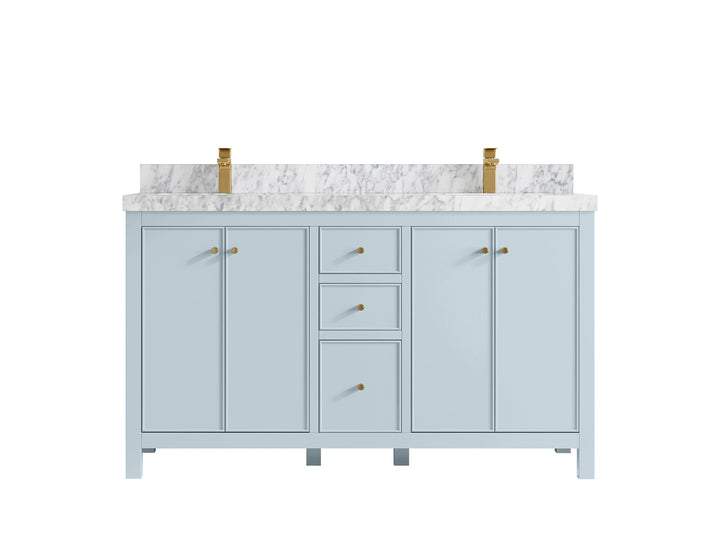 Chicago 60 in. W x 22 in. D Double Sink Bathroom Vanity - photo 11