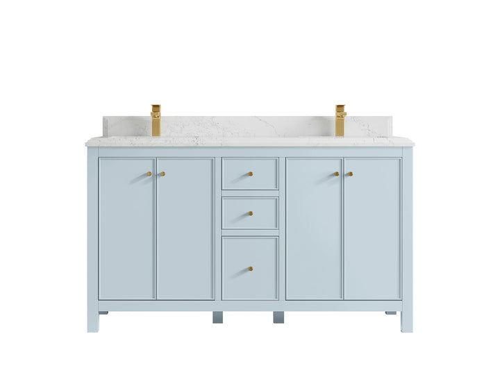 Chicago 60 in. W x 22 in. D Double Sink Bathroom Vanity - photo 27