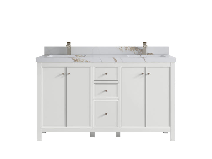 Chicago 60 in. W x 22 in. D Double Sink Bathroom Vanity - photo 15