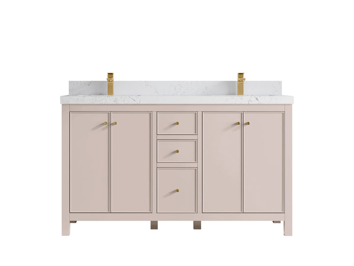 Chicago 60 in. W x 22 in. D Double Sink Bathroom Vanity - photo 31