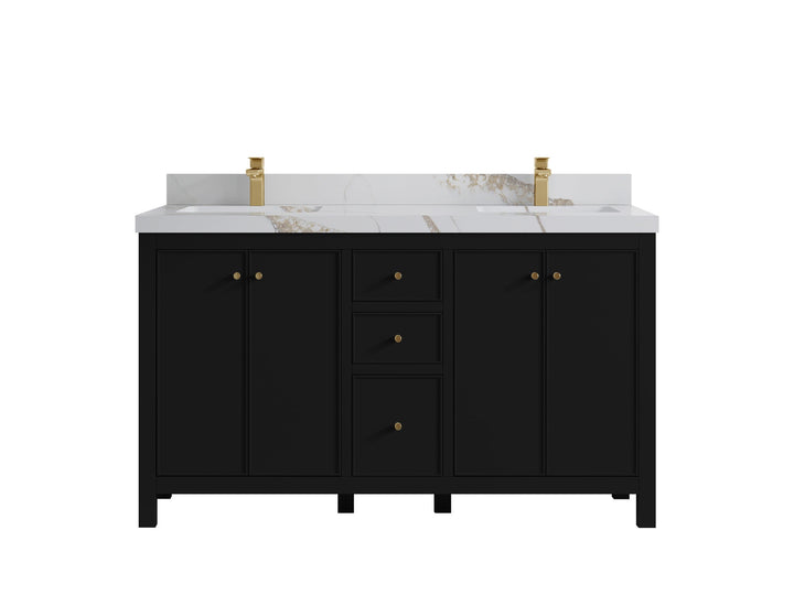Chicago 60 in. W x 22 in. D Double Sink Bathroom Vanity - photo 15