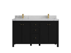 Chicago 60 in. W x 22 in. D Double Sink Bathroom Vanity - photo 41