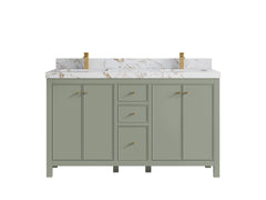 Chicago 60 in. W x 22 in. D Double Sink Bathroom Vanity - photo 39