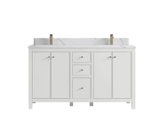 Chicago 60 in. W x 22 in. D Double Sink Bathroom Vanity - photo 25