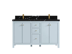 Chicago 60 in. W x 22 in. D Double Sink Bathroom Vanity - photo 9