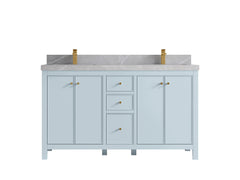 Chicago 60 in. W x 22 in. D Double Sink Bathroom Vanity - photo 33