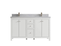Chicago 60 in. W x 22 in. D Double Sink Bathroom Vanity - photo 1
